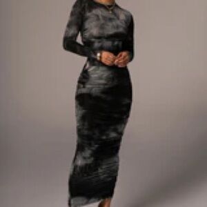Jluxlabel black tie dye for dress